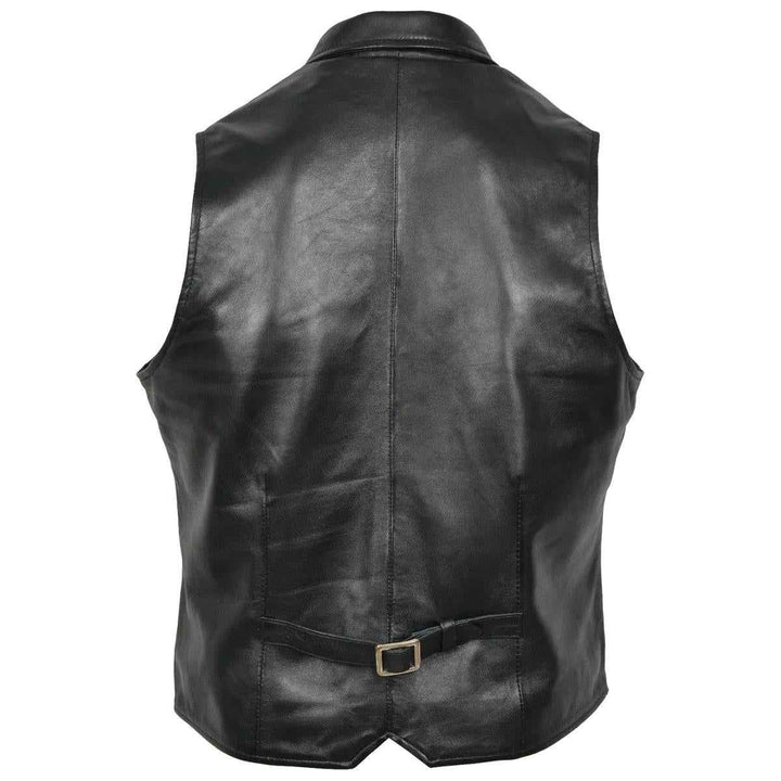 Men's sleeve Jackets leather vest, Leather vest for men, Biker leather vest half sleeve, Motorcycle leather vest men, Genuine leather vest