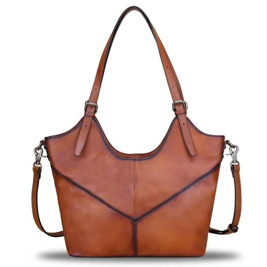 Genuine Leather Large Tote Bags for Women Vintage Shoulder Bag Satchel Purses, Genuine Leather Tote Bags, Designer Handbag, Shoulder Bag