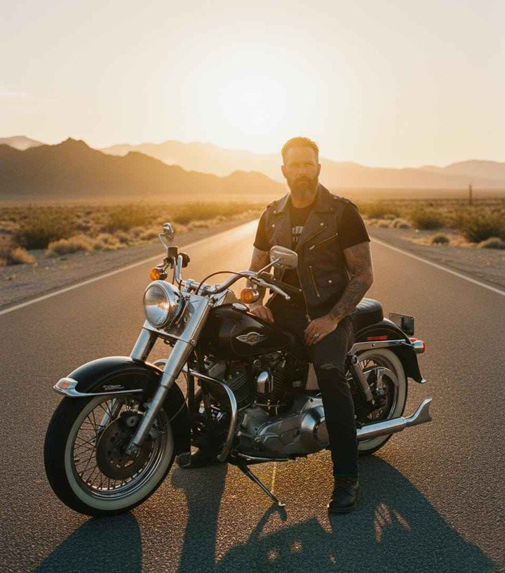 Men Classic Motorcycle Black Leather Vest, Motorcycle Vest, Leather Jacket Men, Biker Vest, Real Leather Vest Waistcoat, Custom Leather Vest