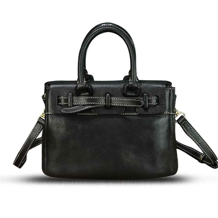 Genuine Leather Bag Handbag Women Vintage Leather Purse Shoulder Crossbody Bag, Shopping leather bag, Woman leather tote, Woman shoulder bag