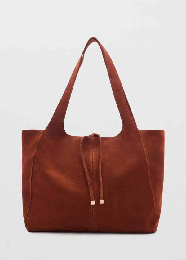 Handmade Suede Shoulder Bag, Minimalist Hobo Tote, Soft Brown Everyday Purse, Large Casual Shopper, Vintage Boho Handbag, Gift for Her & Mom