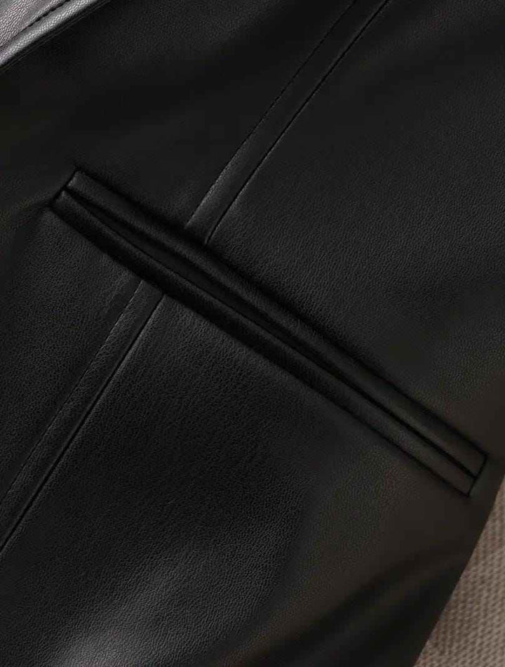 Handmade Black Leather Motorcycle Vest for Women | Real Leather Biker Vest | Custom Fit Biker Vest | Women's Leather Vest | Gift for her