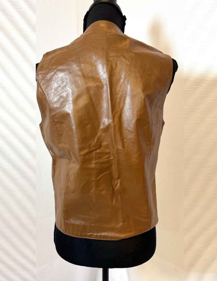 Mens Brown Leather Vest, 100% Original leather Vest For men, Bikers vest, Fashion Vest, Men Motorcycle Vest, Mens Genuine Leather Vest