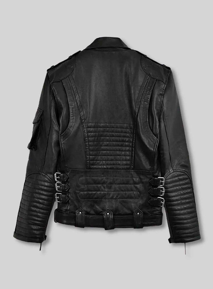 Men's Handmade Motorcycle Vintage Café Racer Biker Black Real Leather Jacket Men Antique Motorcycle Real Leather Jacket, Biker Club Jacket
