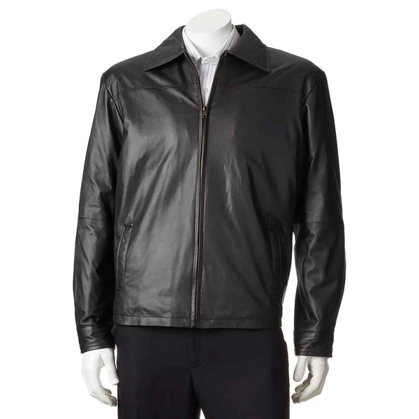 Custom Black Lambskin Motorcycle Biker Slim Fit Leather Jacket for Men | Vintage Style Customized Leather Jacket | Gift for him & Friends