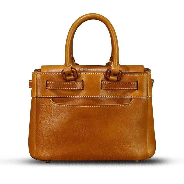 Genuine Leather Bag Handbag Women Vintage Leather Purse Shoulder Crossbody Bag, Shopping leather bag, Woman leather tote, Woman shoulder bag