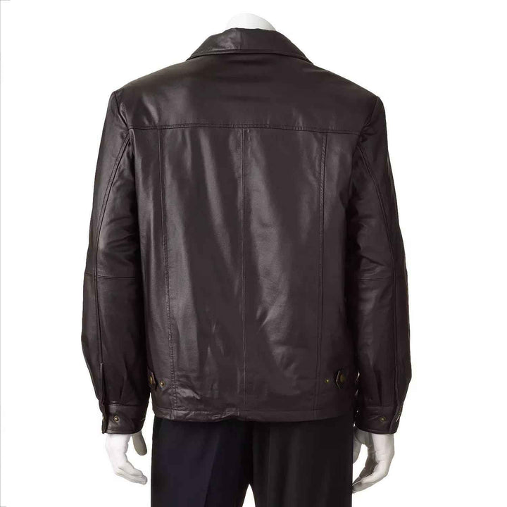 Custom Black Lambskin Motorcycle Biker Slim Fit Leather Jacket for Men | Vintage Style Customized Leather Jacket | Gift for him & Friends