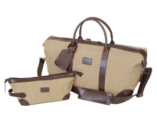 Personalized Handcrafted Top Grain Leather Weekender Bag, High-Quality Durable Canvas Travel Bag, Retro Style Duffel Bag for Men or Women