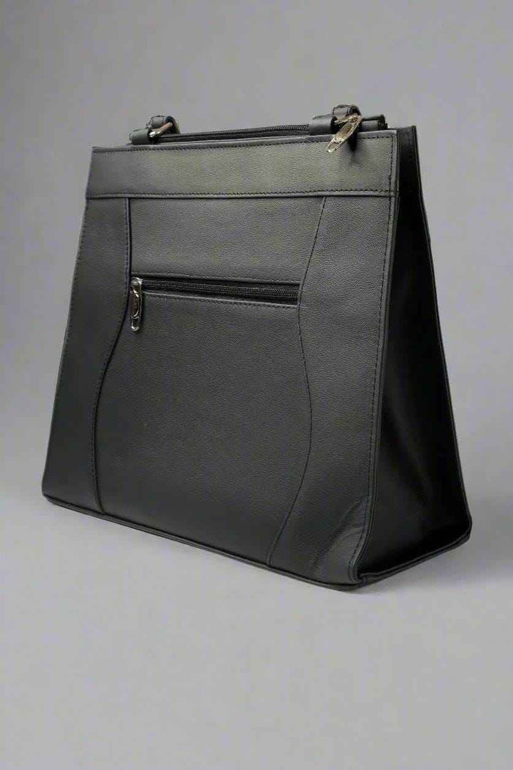 Italian Leather Hand Bag, Women's Genuine Leather Purse, Tote Bag, Designer Handbag, Shoulder Bag, Crossbody Handbag, Top Handle Leather Bag